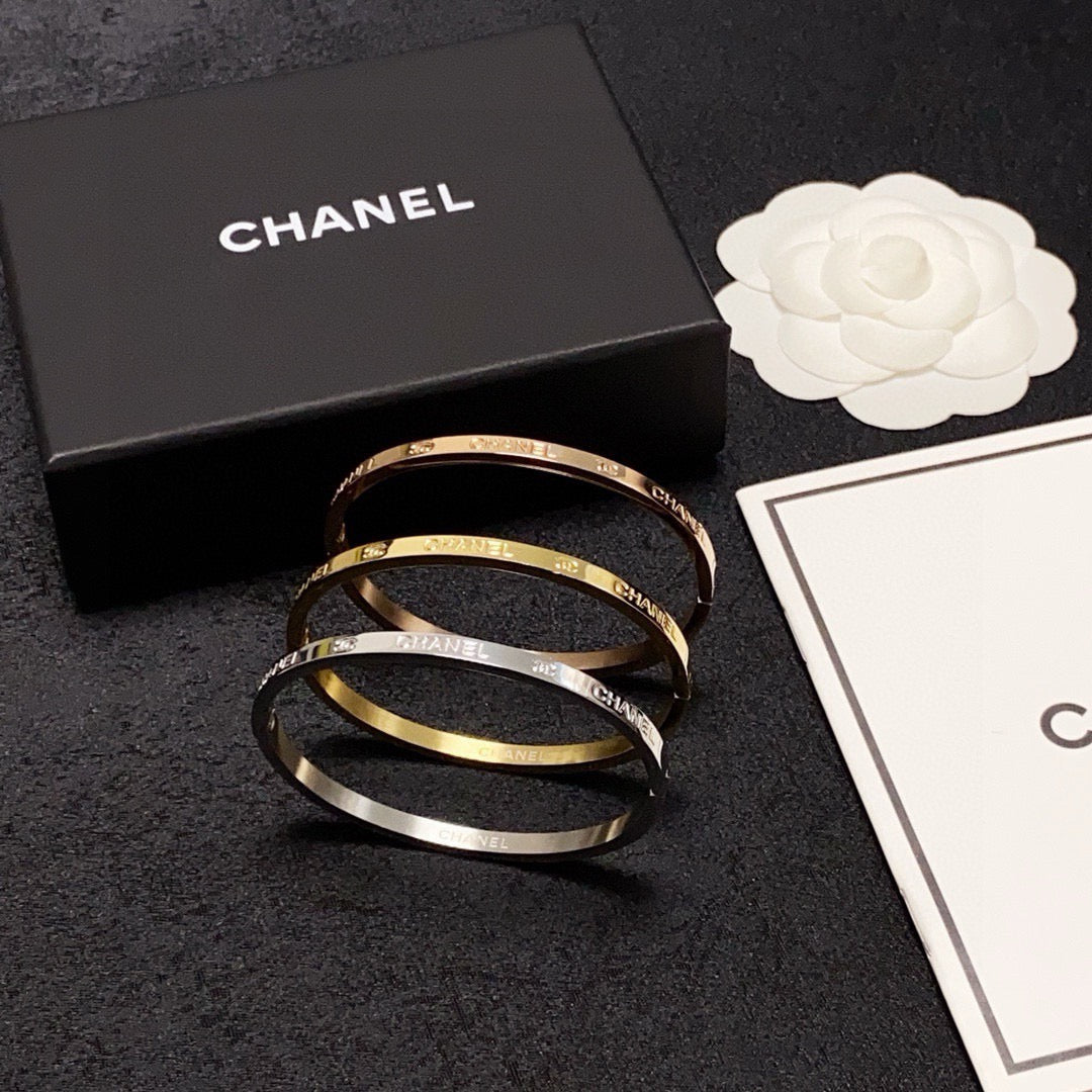 letter Bangle for women - alternate angle view 9