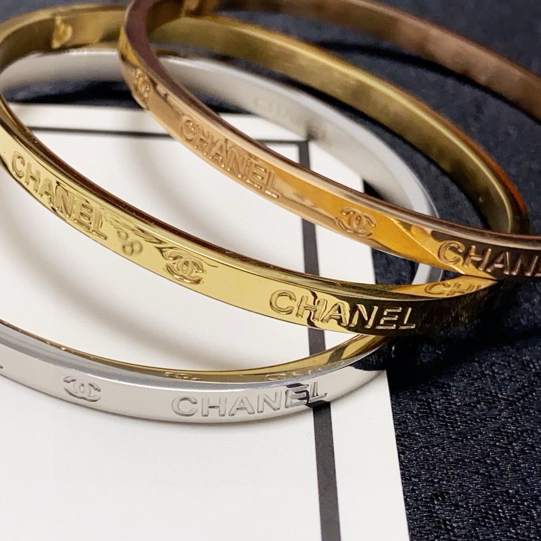 letter Bangle for women - alternate angle view 7