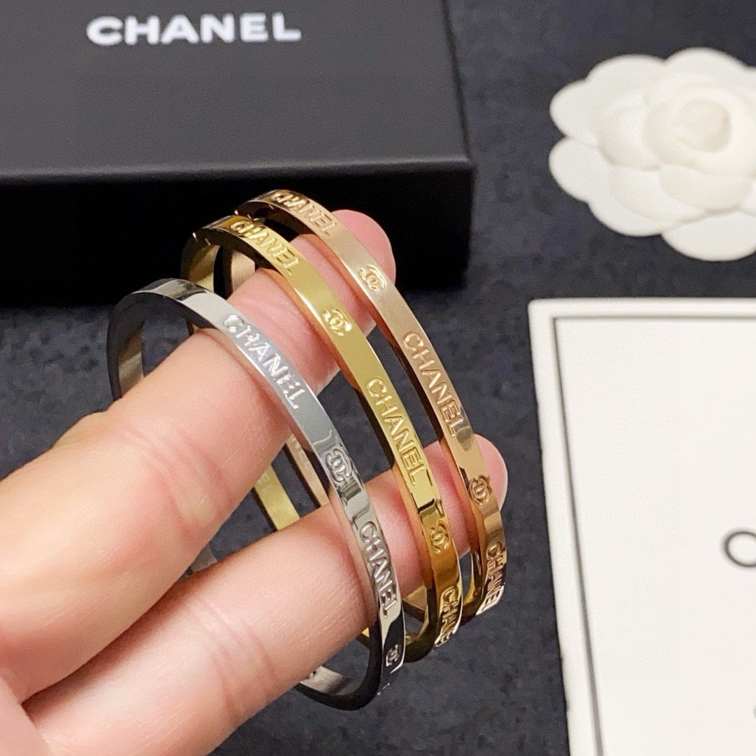 letter Bangle for women - product detail view