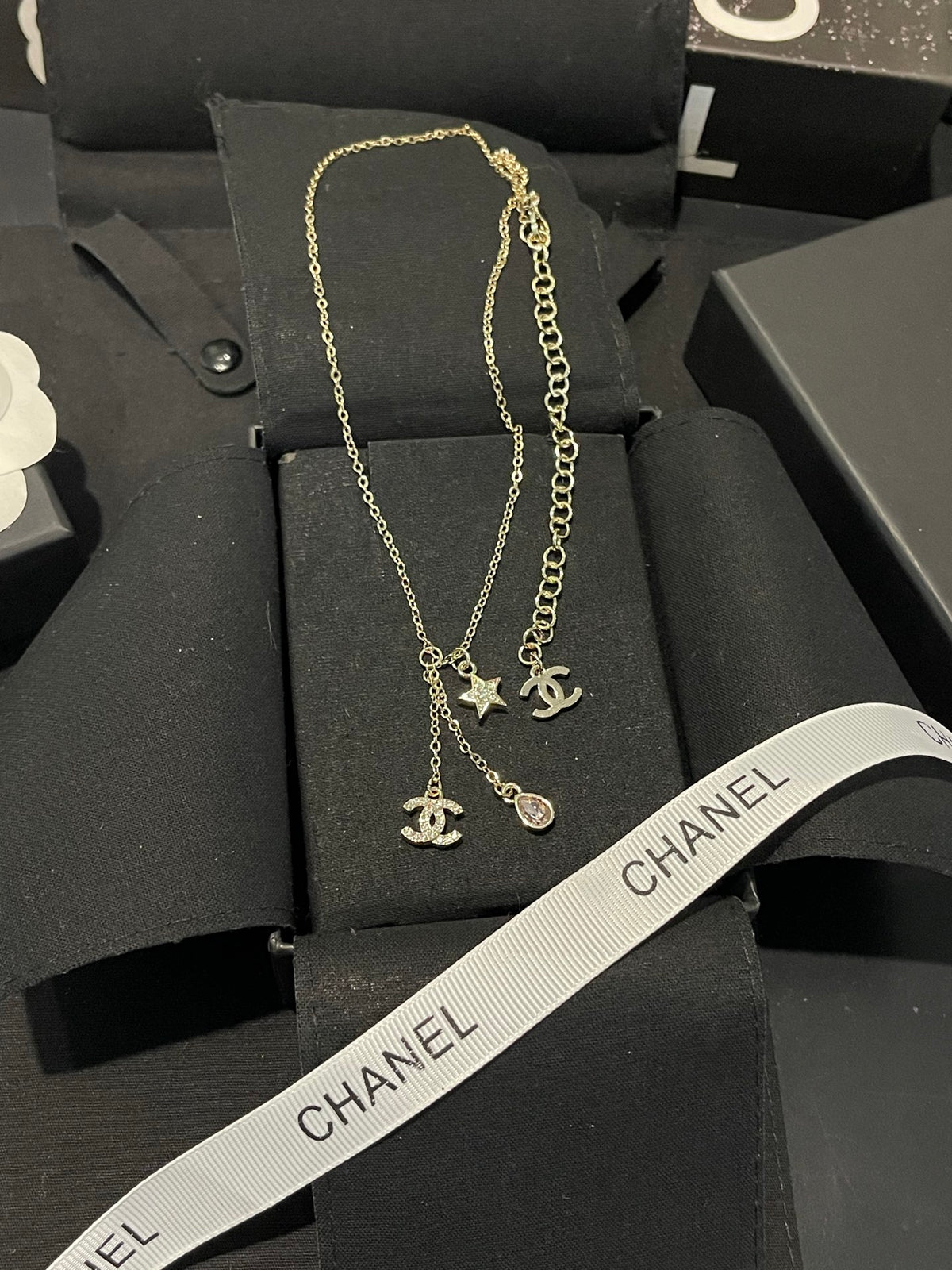 crystal tassel Necklace for women - alternate angle view 6