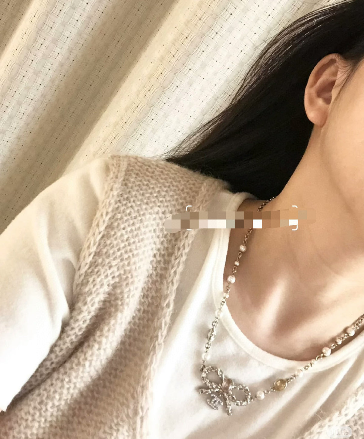 yellow brass butterfly Sweater for women - alternate angle view 6