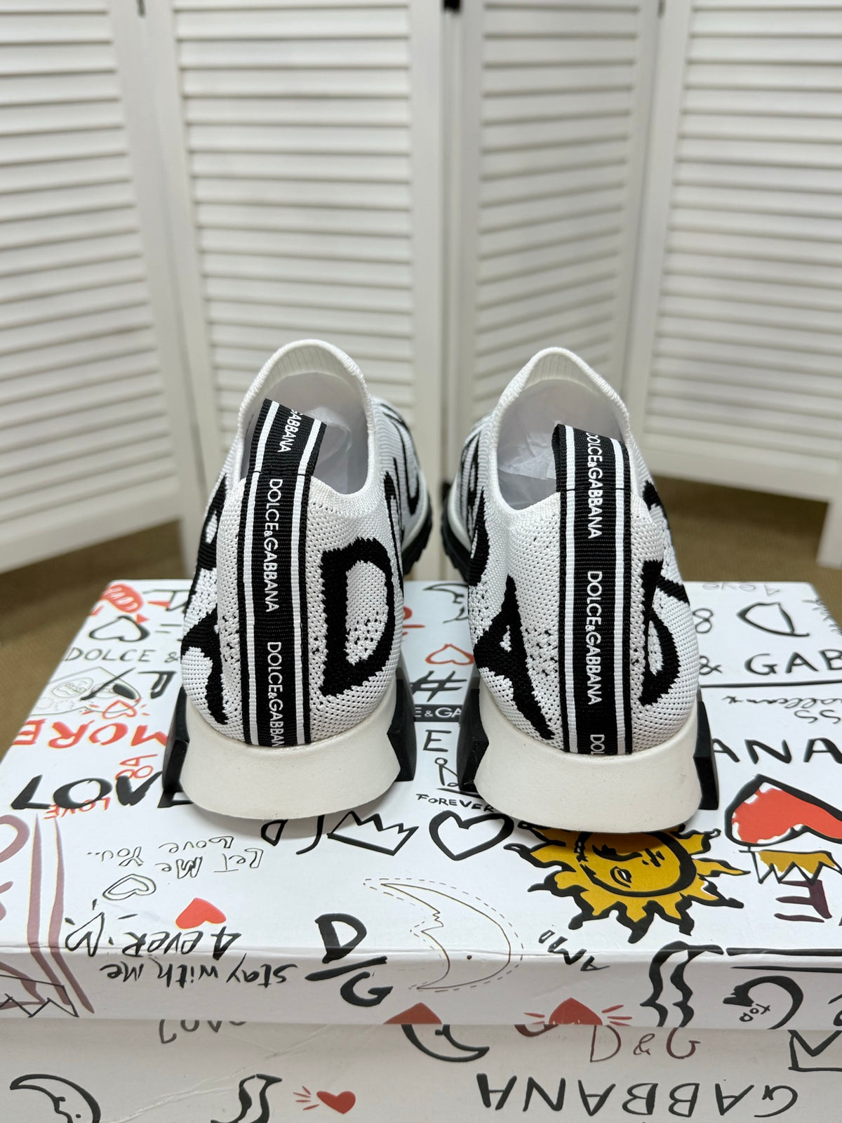 Dolce & Gabbana DG Couple's Athletic Casual Sneakers