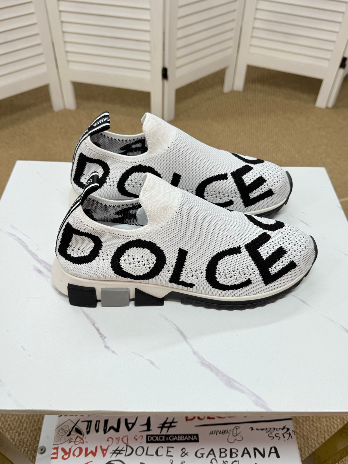Dolce & Gabbana DG Couple's Athletic Casual Sneakers