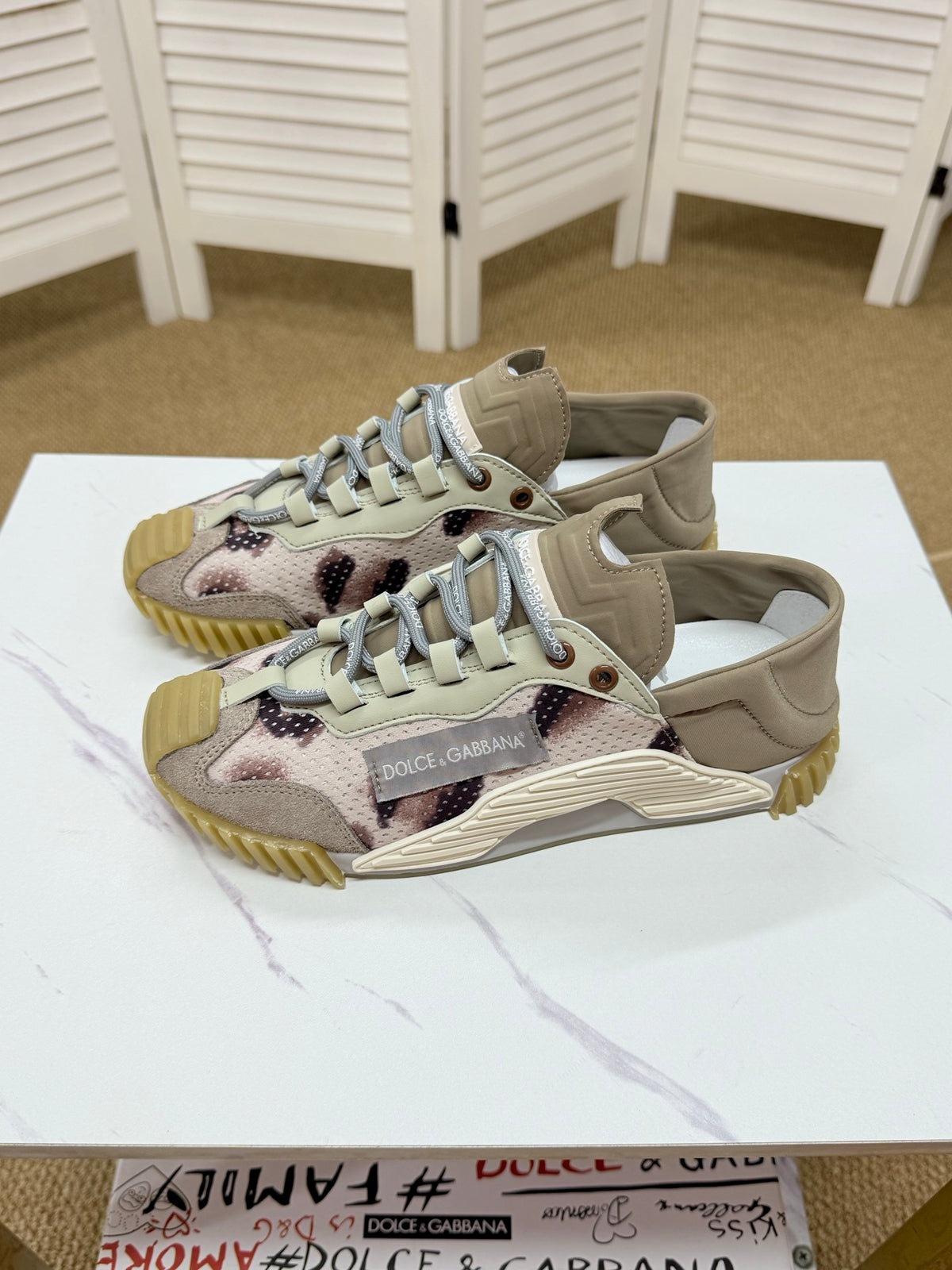 Dolce & Gabbana DG Couple's Athletic Casual Sneakers