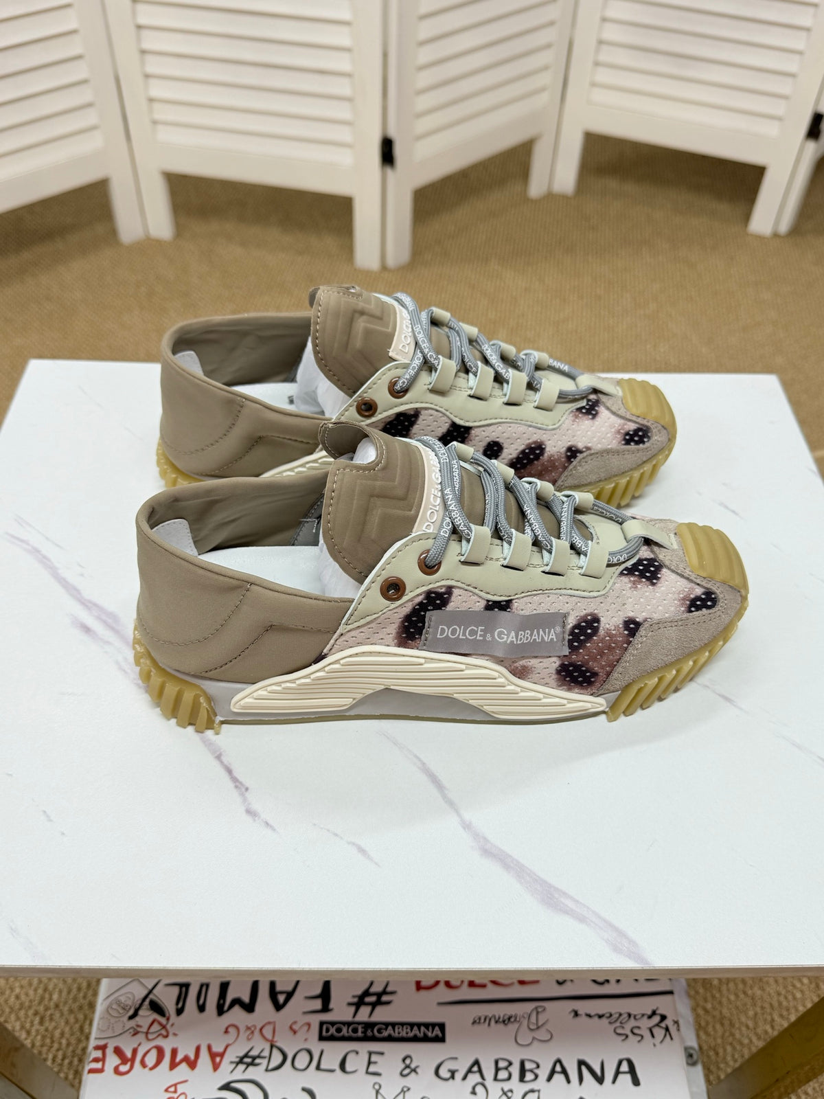 Dolce & Gabbana DG Couple's Athletic Casual Sneakers