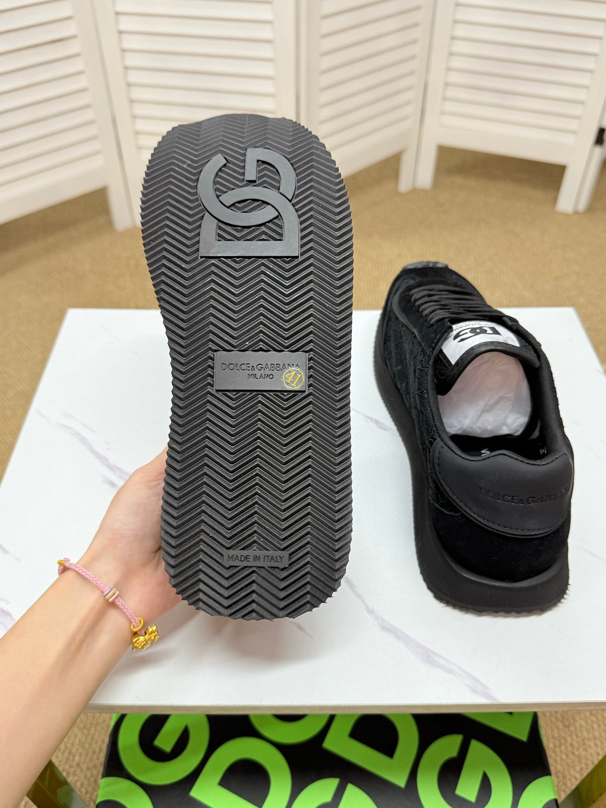 Dolce & Gabbana DG Couple's Athletic Casual Sneakers