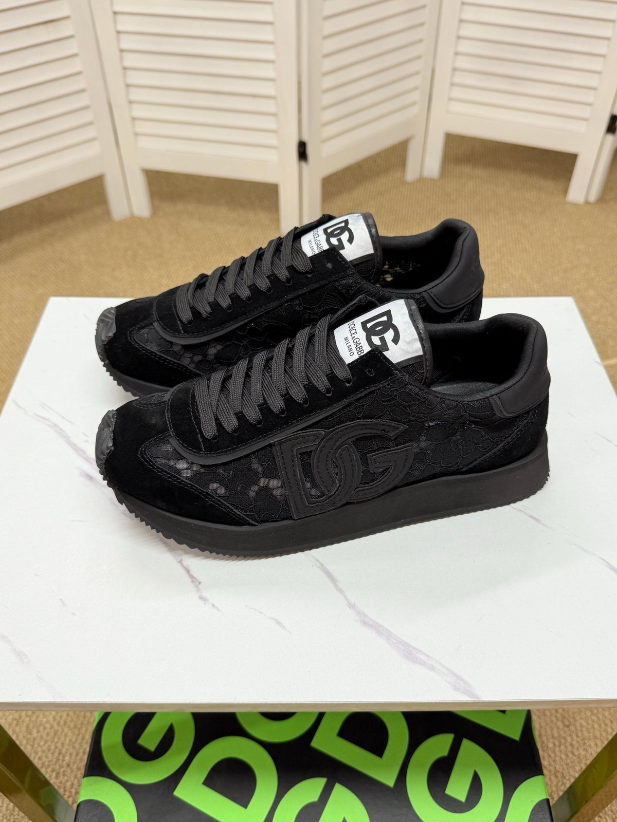 Dolce & Gabbana DG Couple's Athletic Casual Sneakers