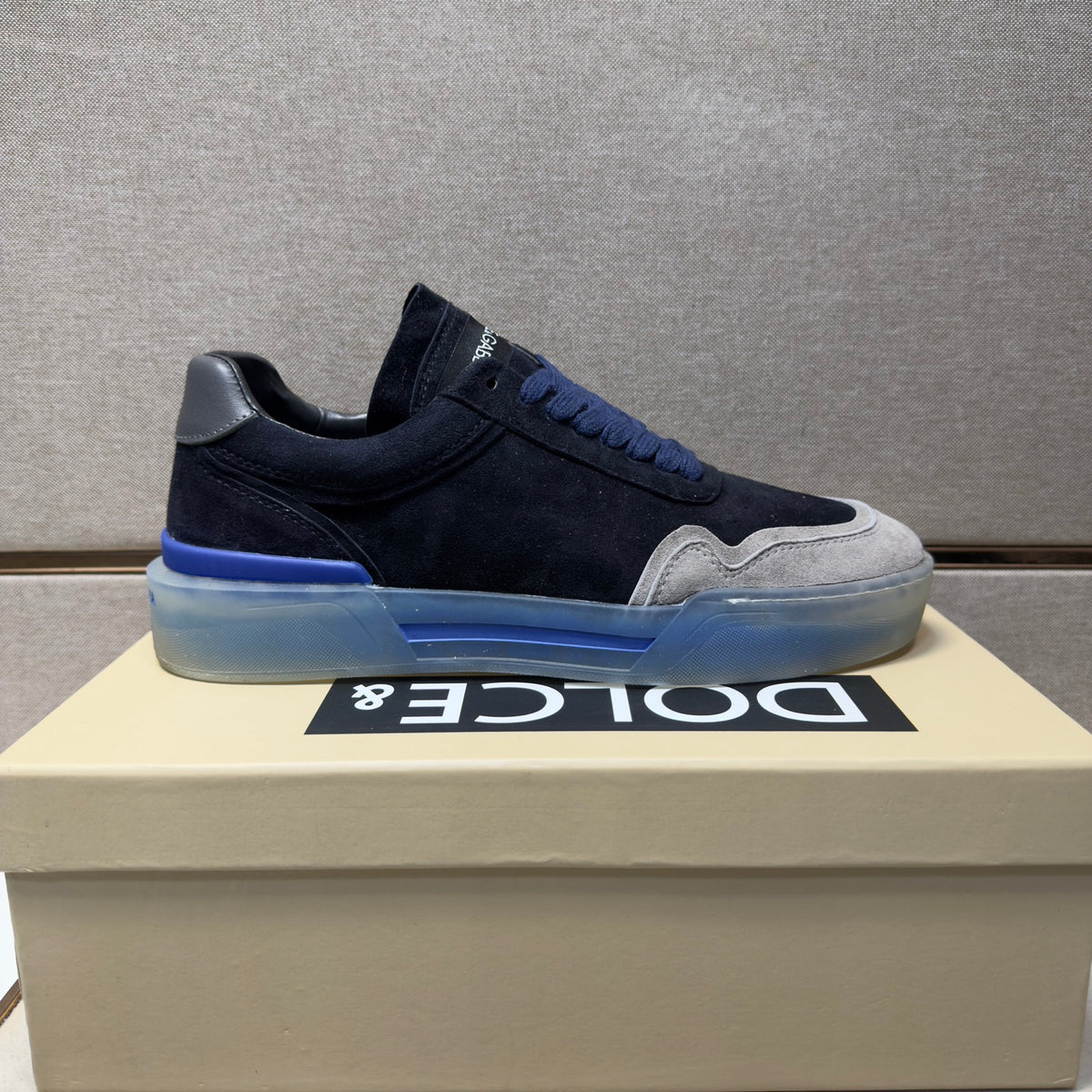 Dolce & Gabbana DG Couple's Multi-Material Casual Sneakers Multi-Color