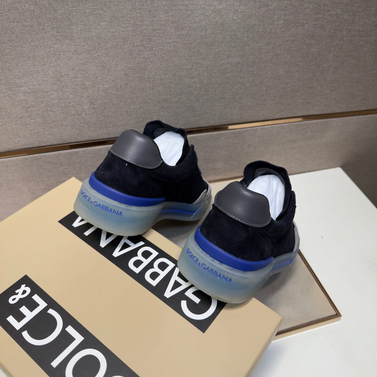 Dolce & Gabbana DG Couple's Multi-Material Casual Sneakers Multi-Color