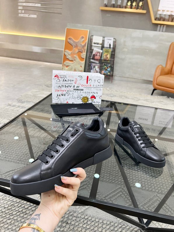 Dolce & Gabbana DG Heavy-Craft Calfskin Sneakers with 5D Accents