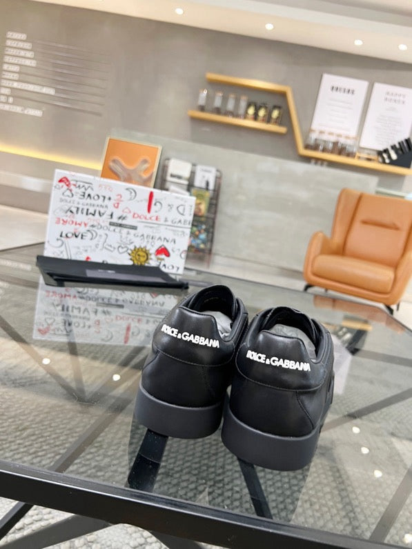 Dolce & Gabbana DG Heavy-Craft Calfskin Sneakers with 5D Accents