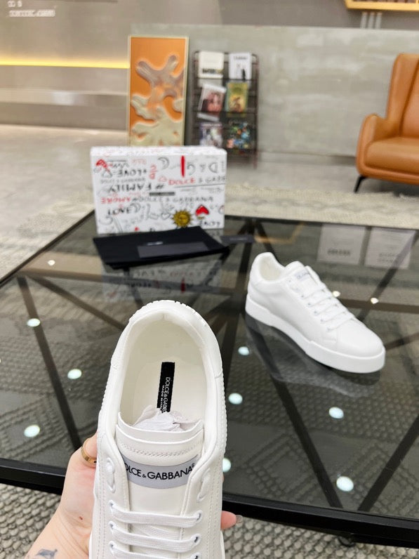 Dolce & Gabbana DG Heavy-Craft Calfskin Sneakers with 5D Accents