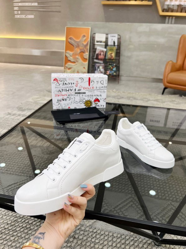 Dolce & Gabbana DG Heavy-Craft Calfskin Sneakers with 5D Accents
