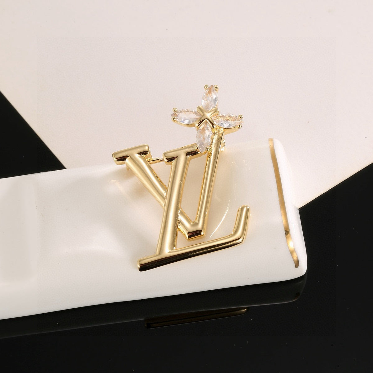 letter Brooch for women - alternate angle view 6