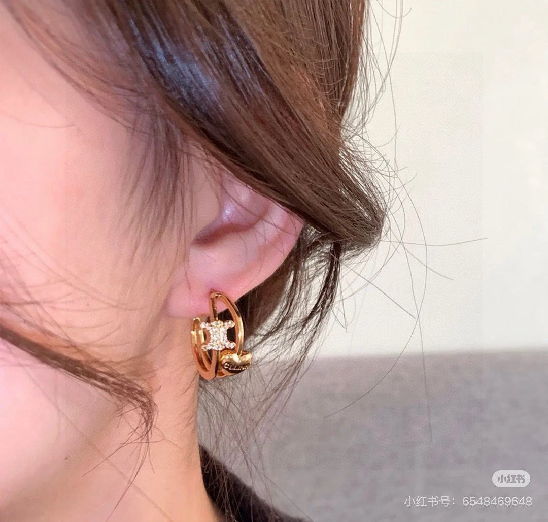 unique Drop Earrings for women - alternate angle view 4