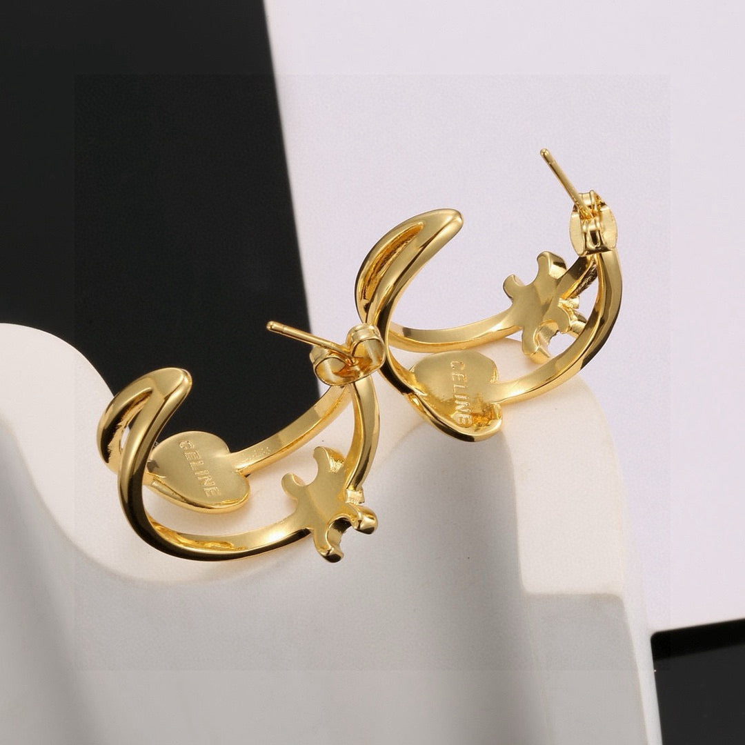 unique Drop Earrings for women - alternate angle view 3