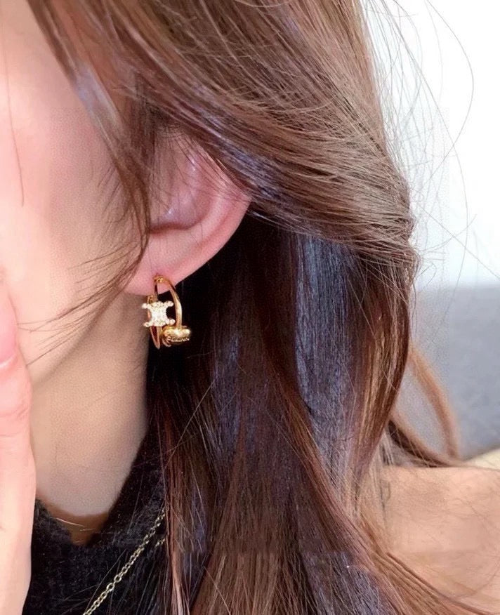 unique Drop Earrings for women - alternate angle view 6