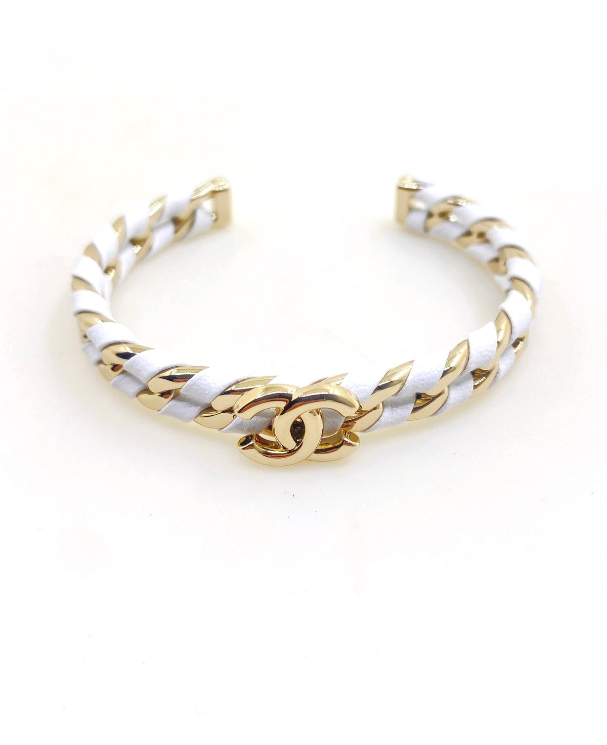 white brass Bangle for women - product detail view