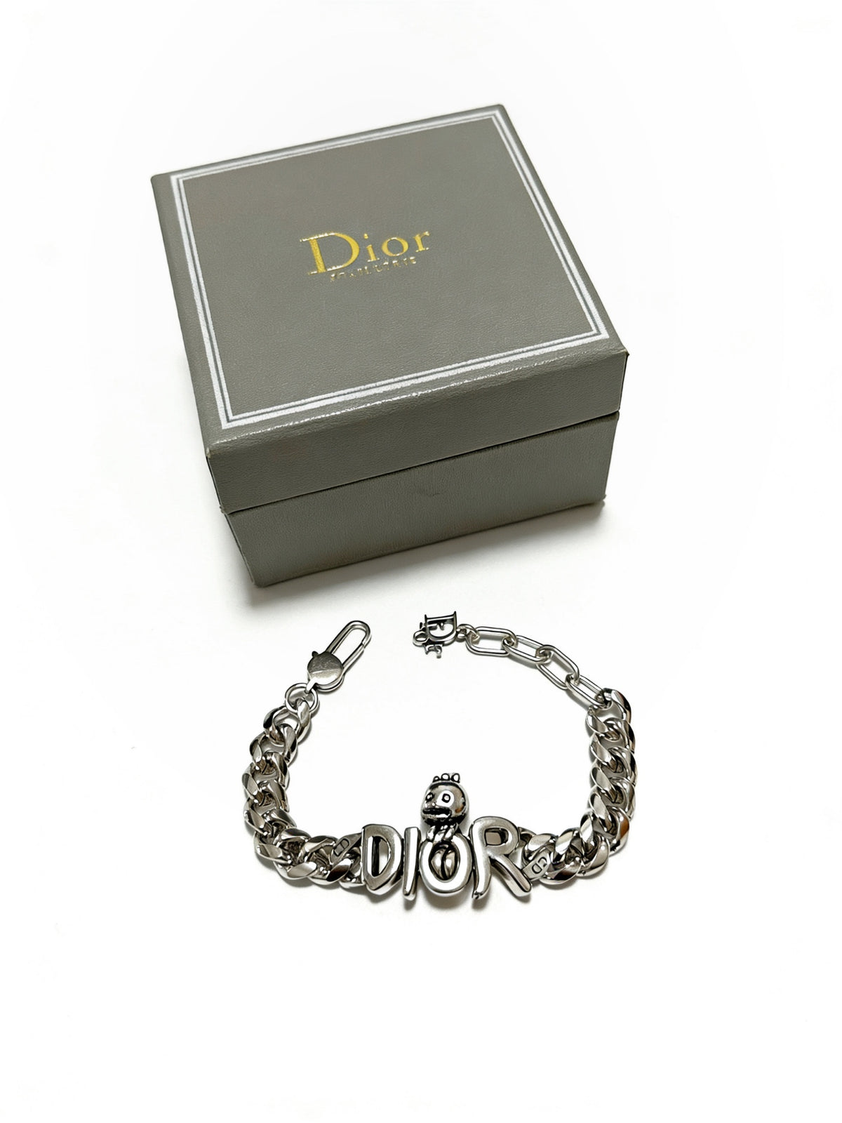 antique chain Bracelet for men - alternate angle view 5
