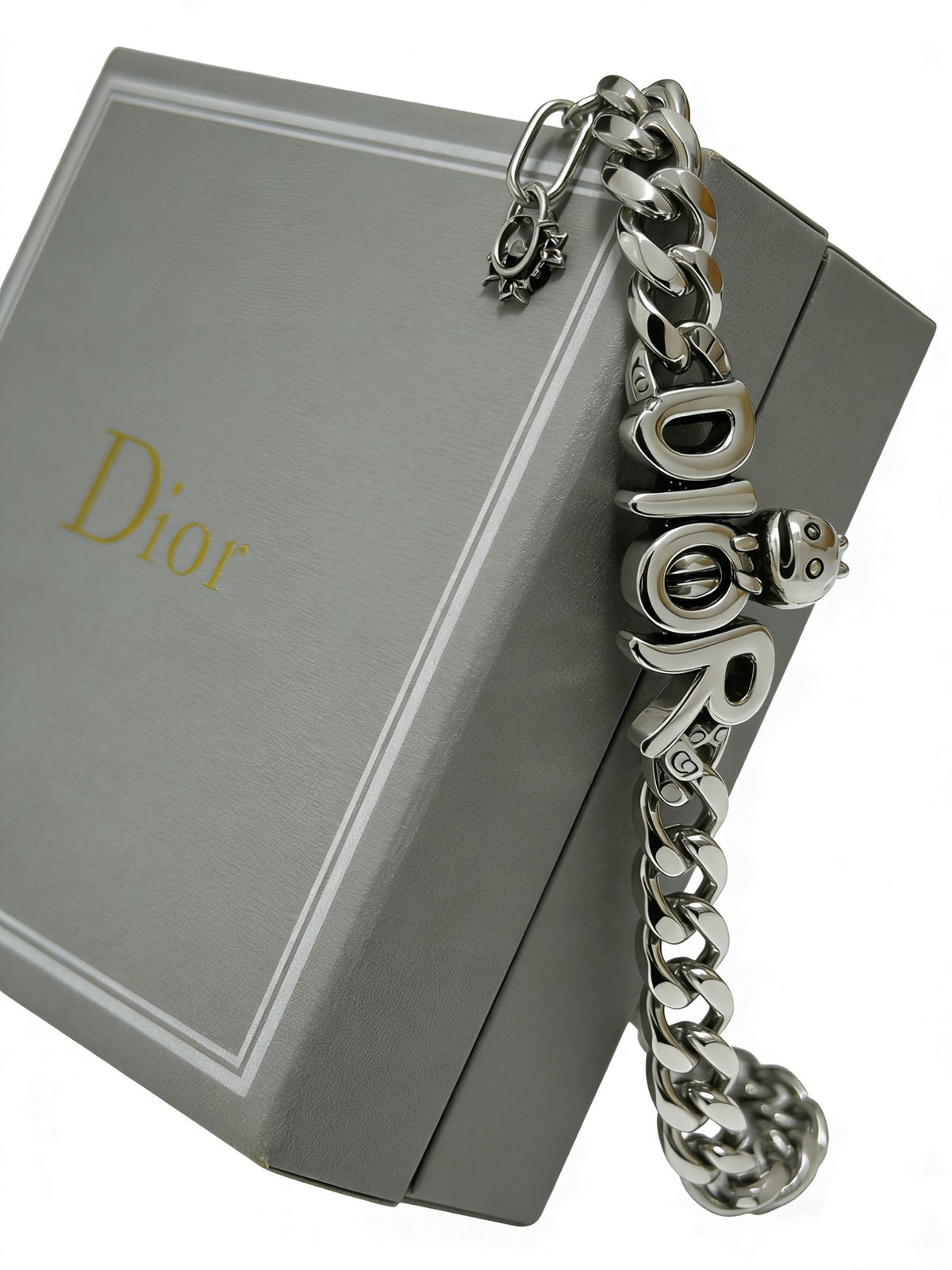 antique chain Bracelet for men - alternate angle view 4