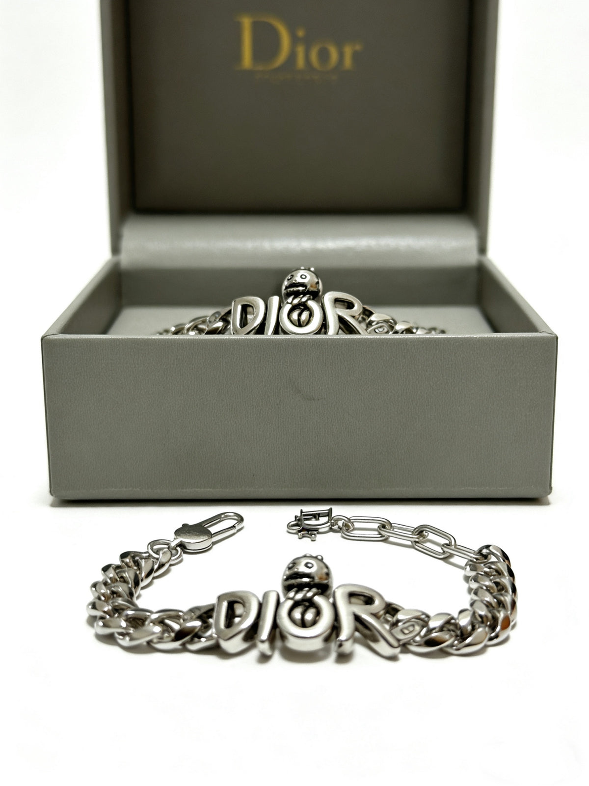 antique chain Bracelet for men - alternate angle view 2