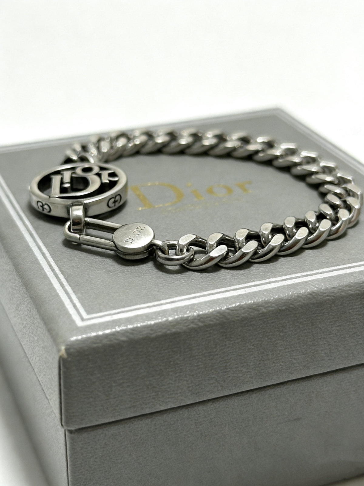 antique chain Bracelet for men - alternate angle view 6