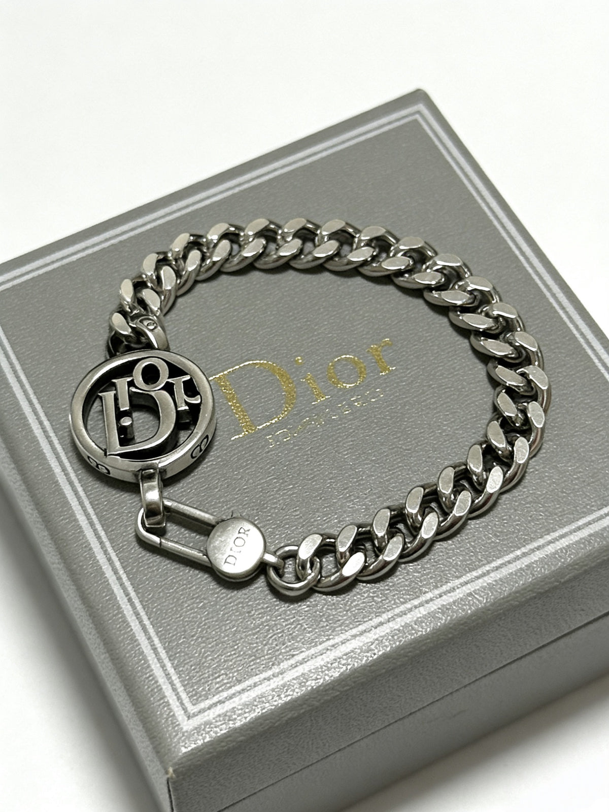 antique chain Bracelet for men - alternate angle view 2