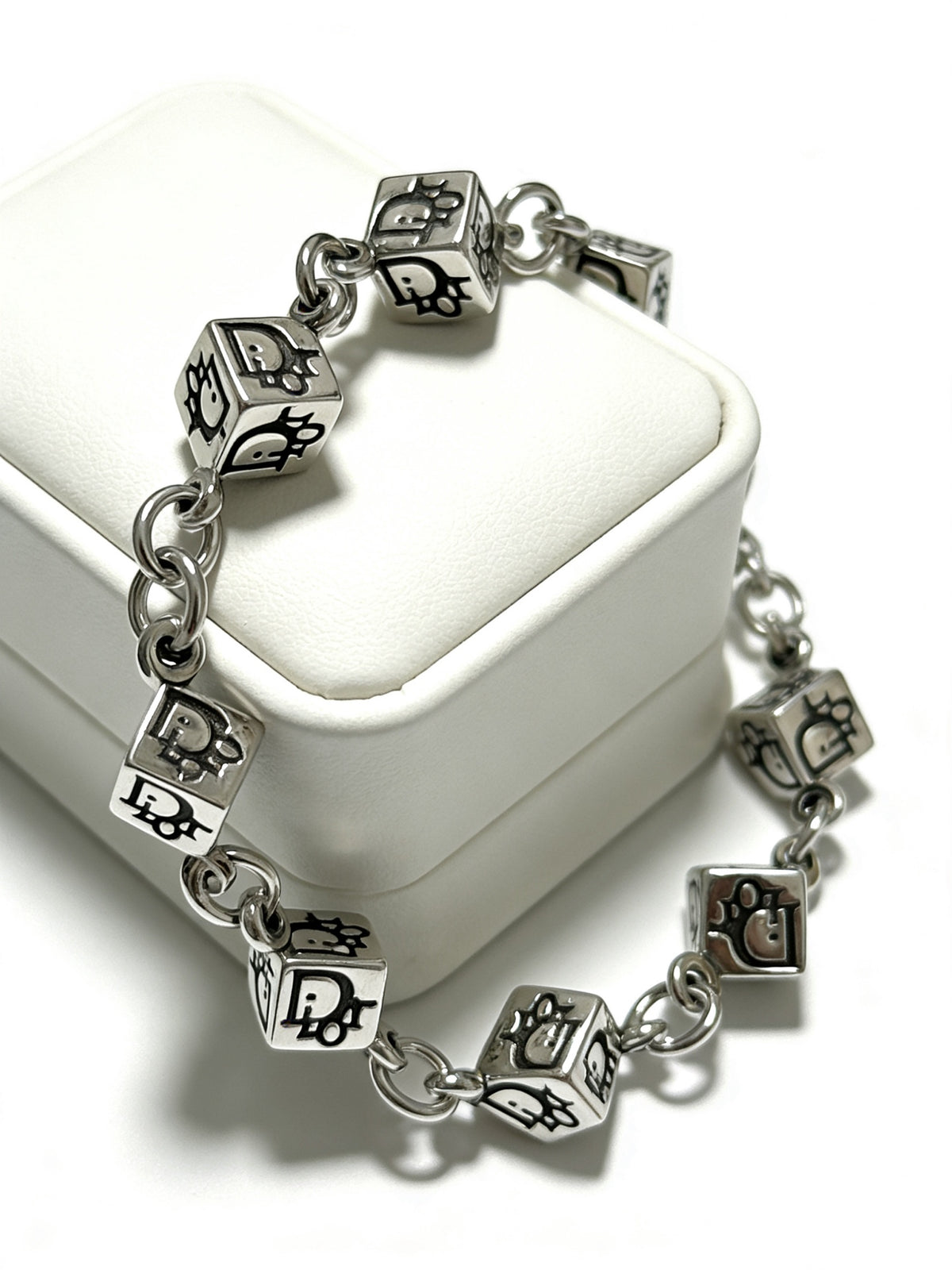 antique chain Bracelet for men - alternate angle view 5