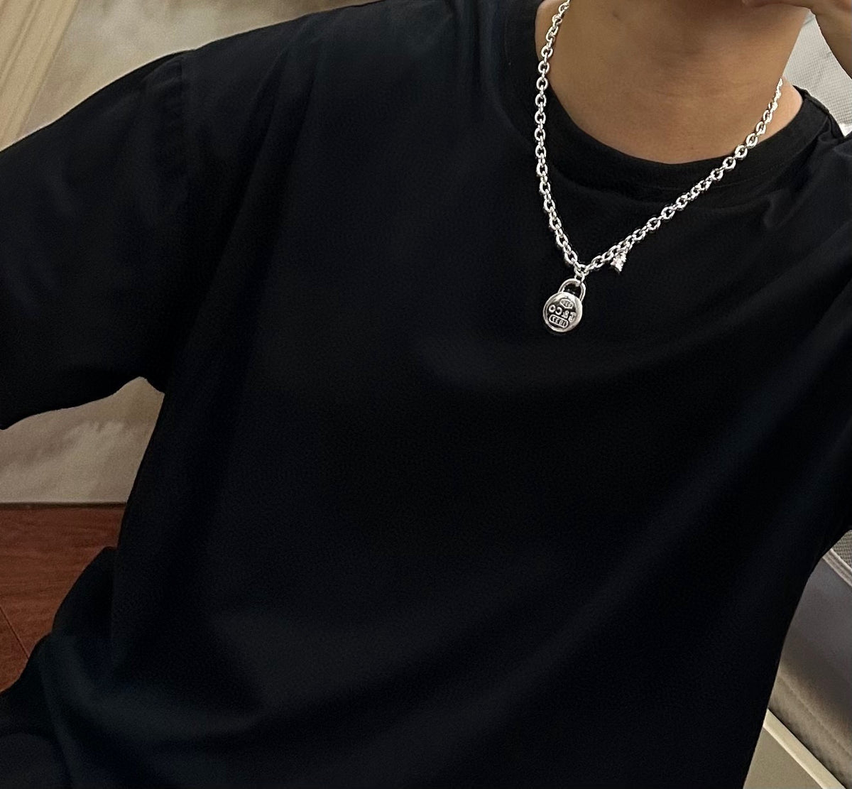 antique vintage Necklace for men - alternate angle view 5