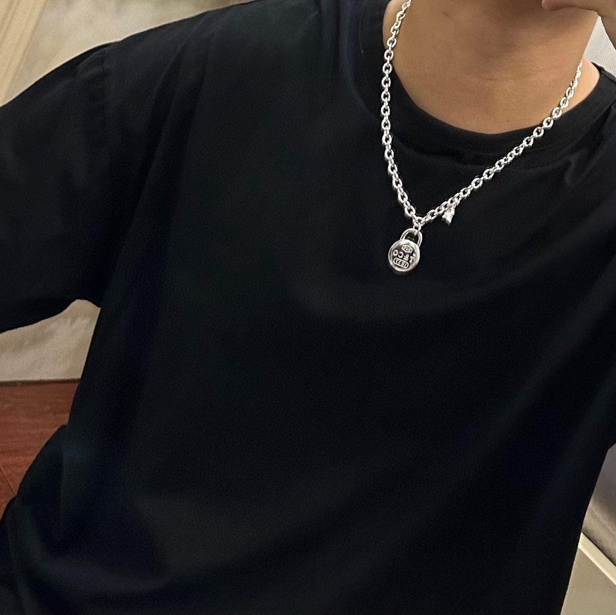 antique vintage Necklace for men - alternate angle view 7