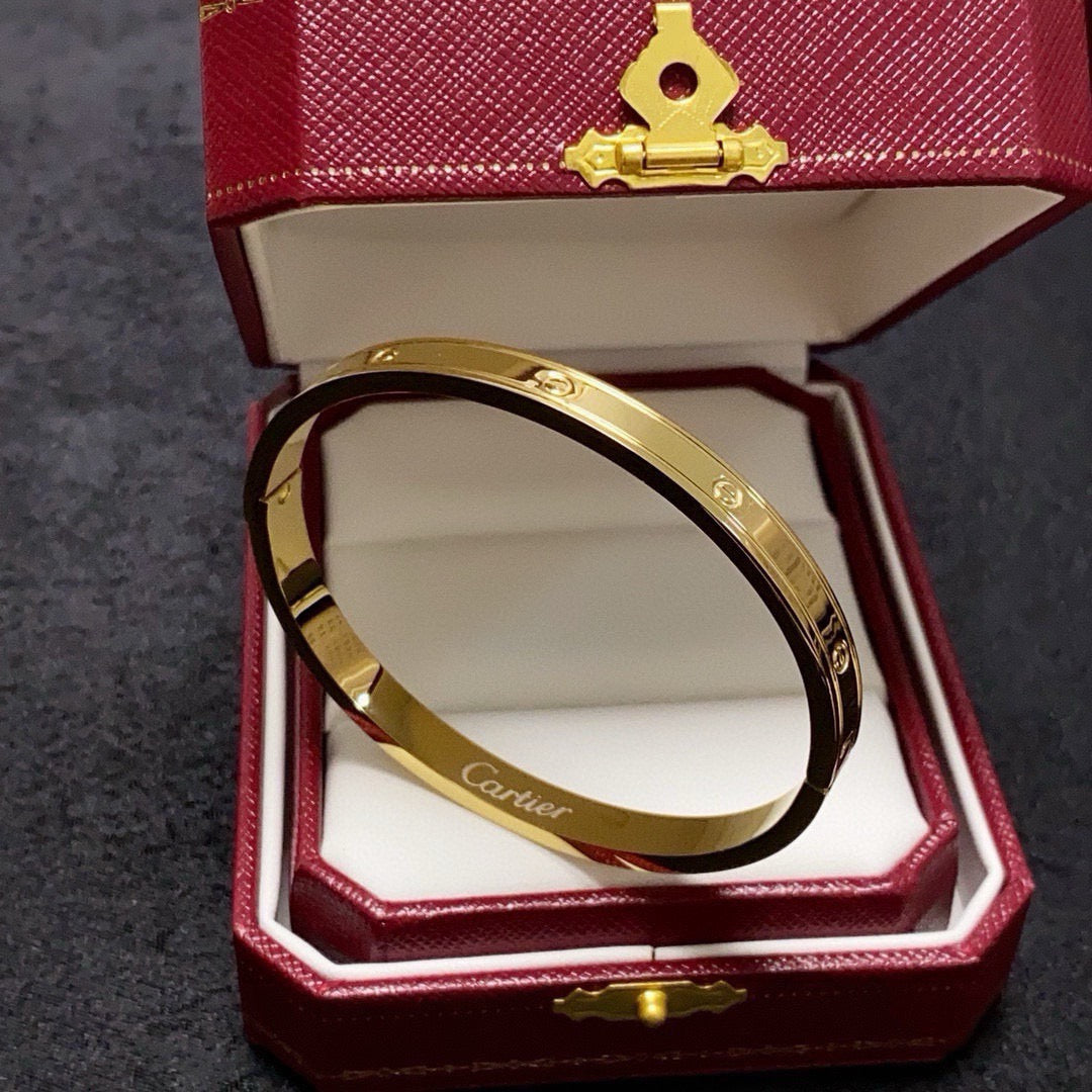 white delicate Bangle for women - alternate angle view 8