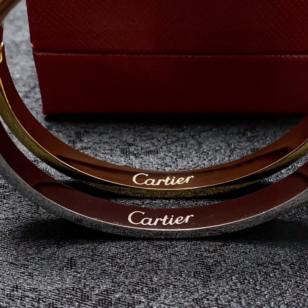 white delicate Bangle for women - alternate angle view 5