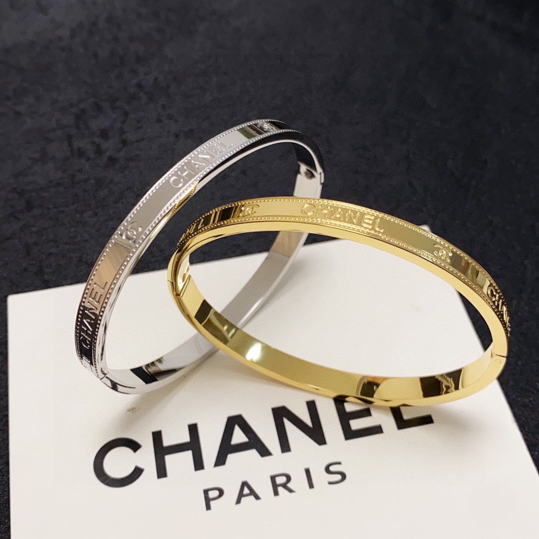letter Bangle for women - alternate angle view 6