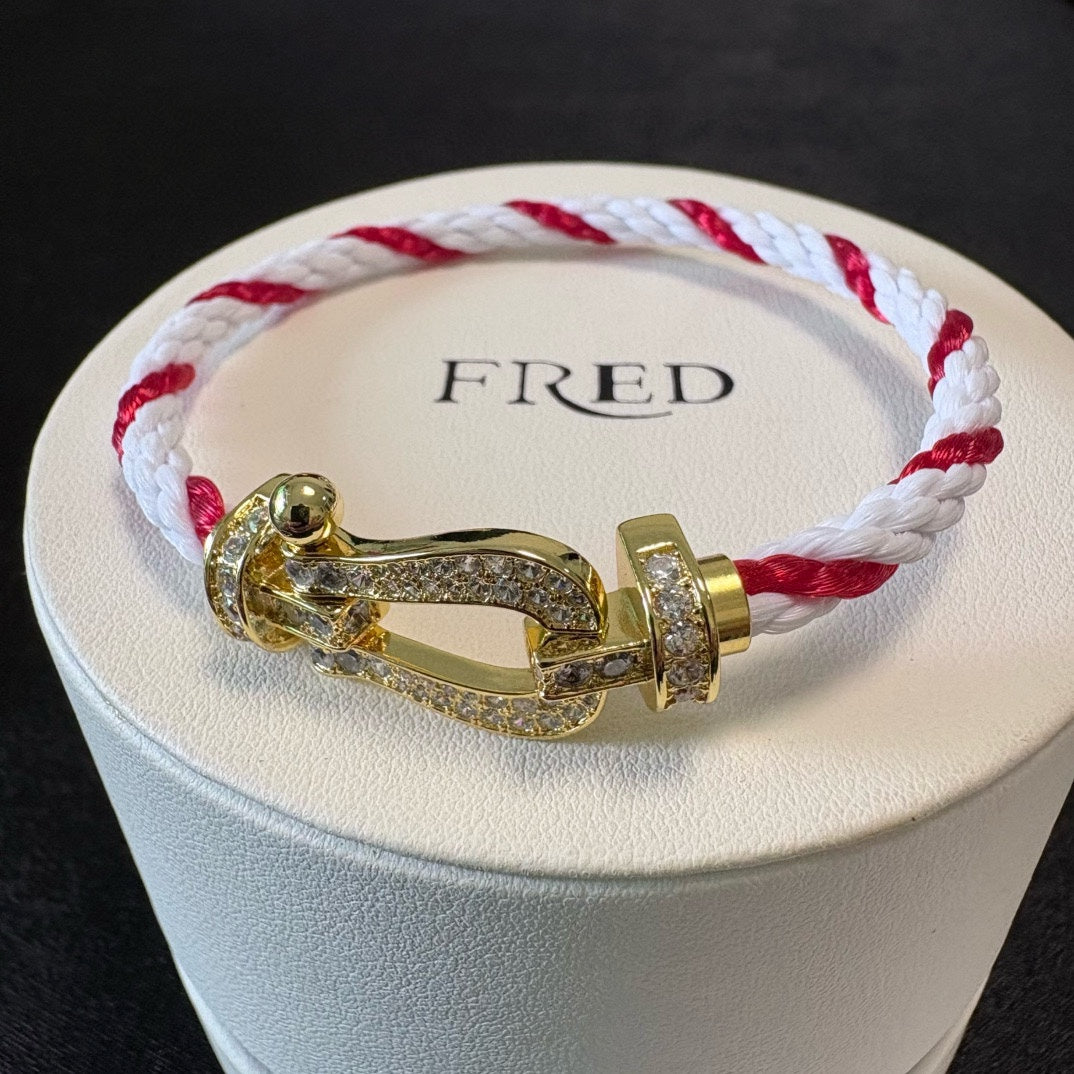 rose gold crystal rose Bangle for men - alternate angle view 3