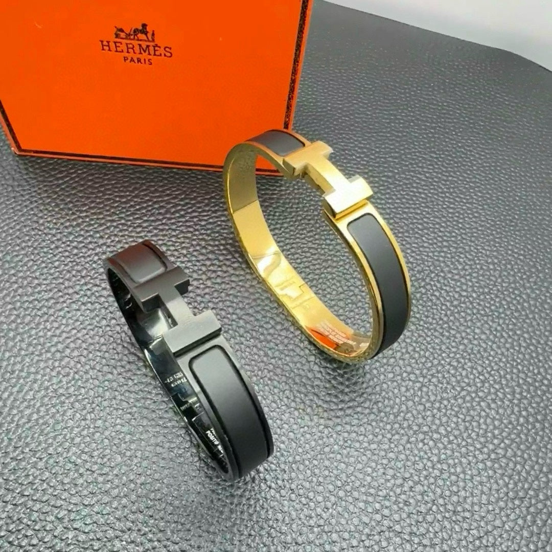 black couple Bangle for men - alternate angle view 6