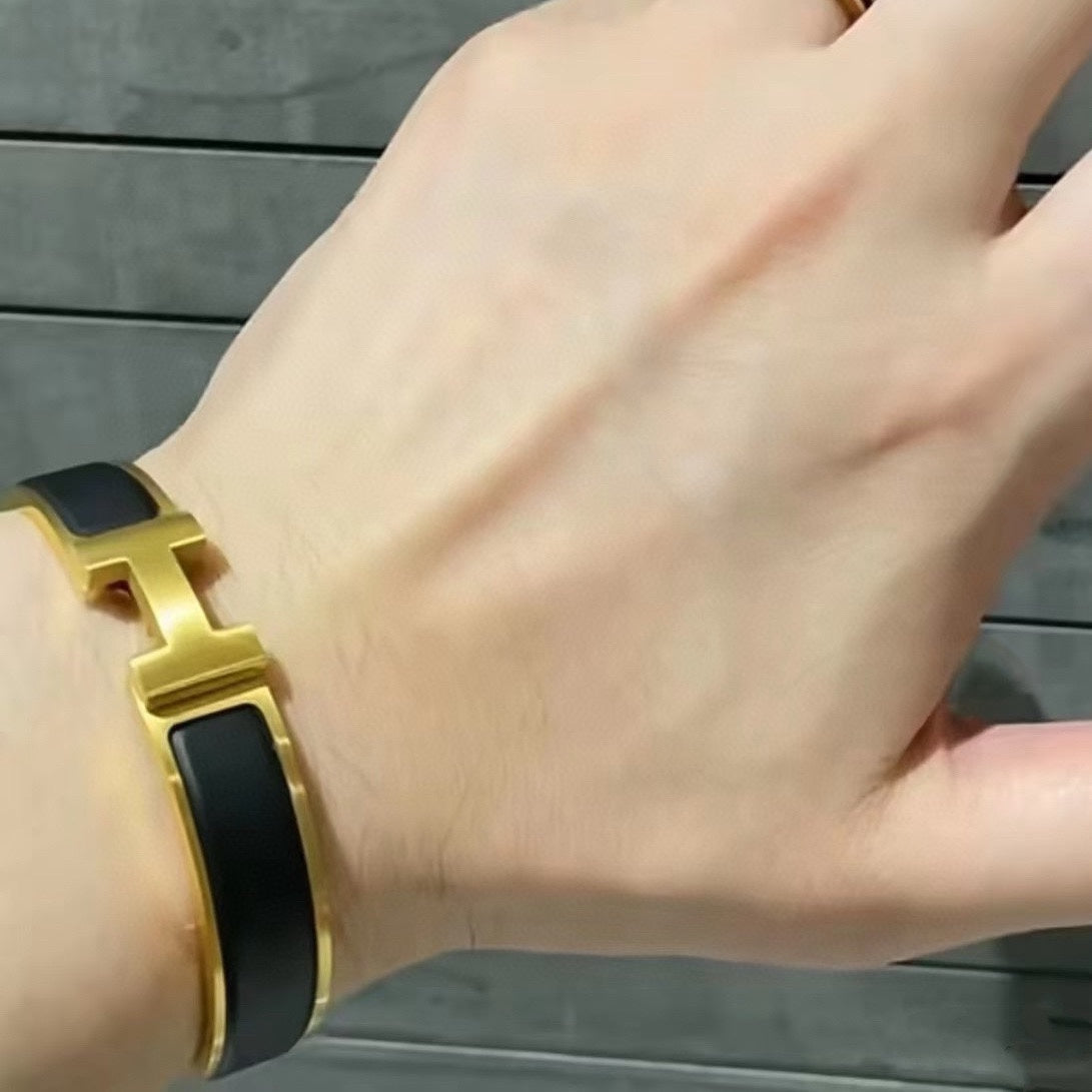black couple Bangle for men - alternate angle view 8