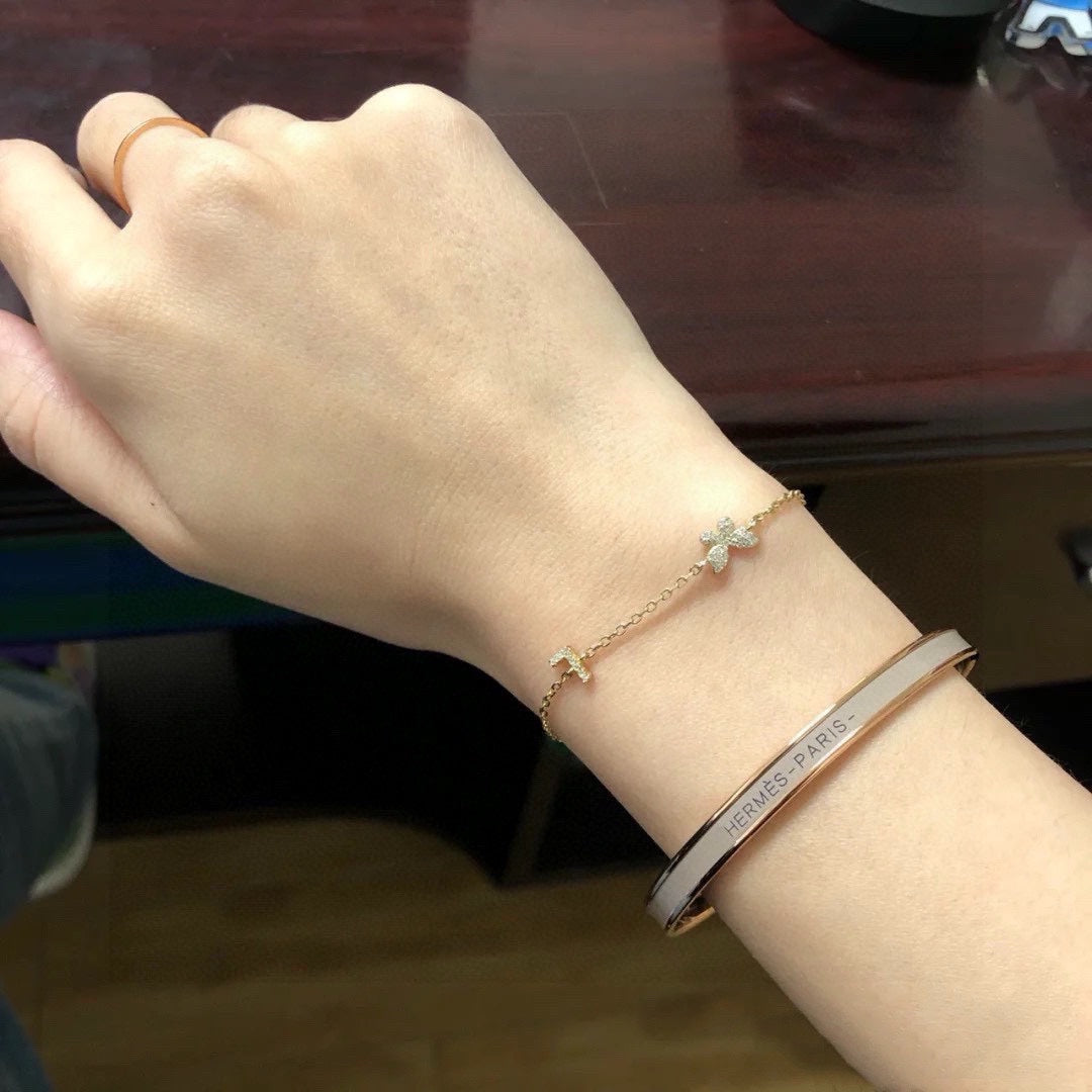 green enamel Bangle for women - alternate angle view 9