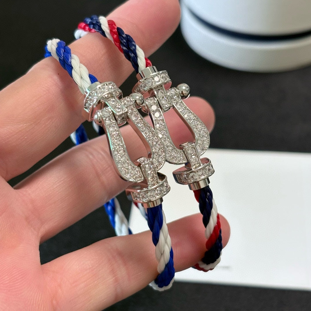 rose gold crystal rose Bangle for men - alternate angle view 9