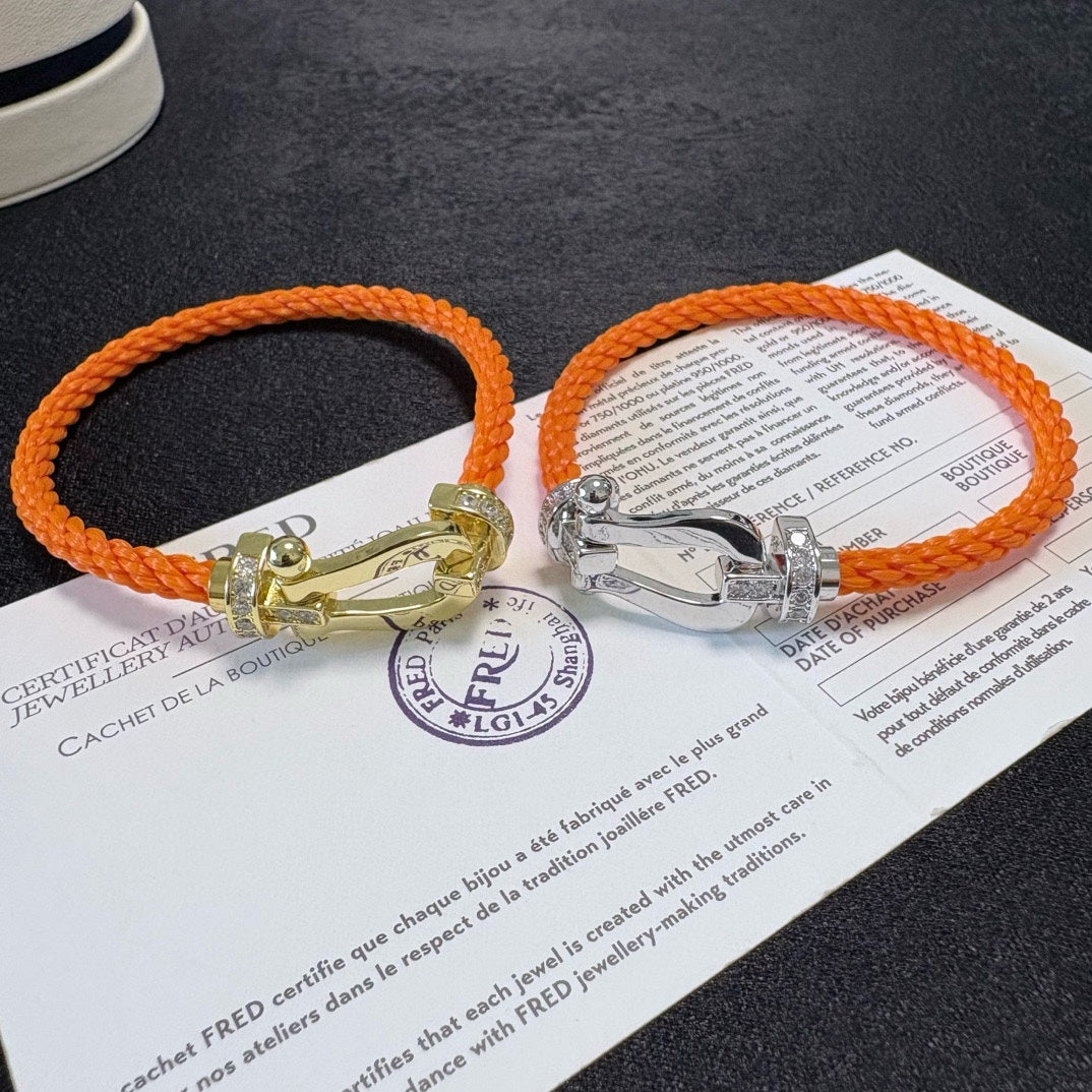rose gold crystal rose Bangle for men - alternate angle view 6