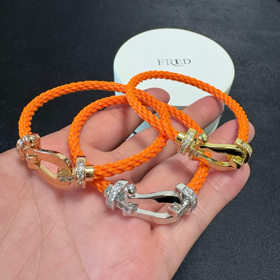 rose gold crystal rose Bangle for men - alternate angle view 3