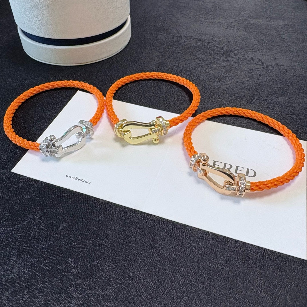 rose gold crystal rose Bangle for men - alternate angle view 9