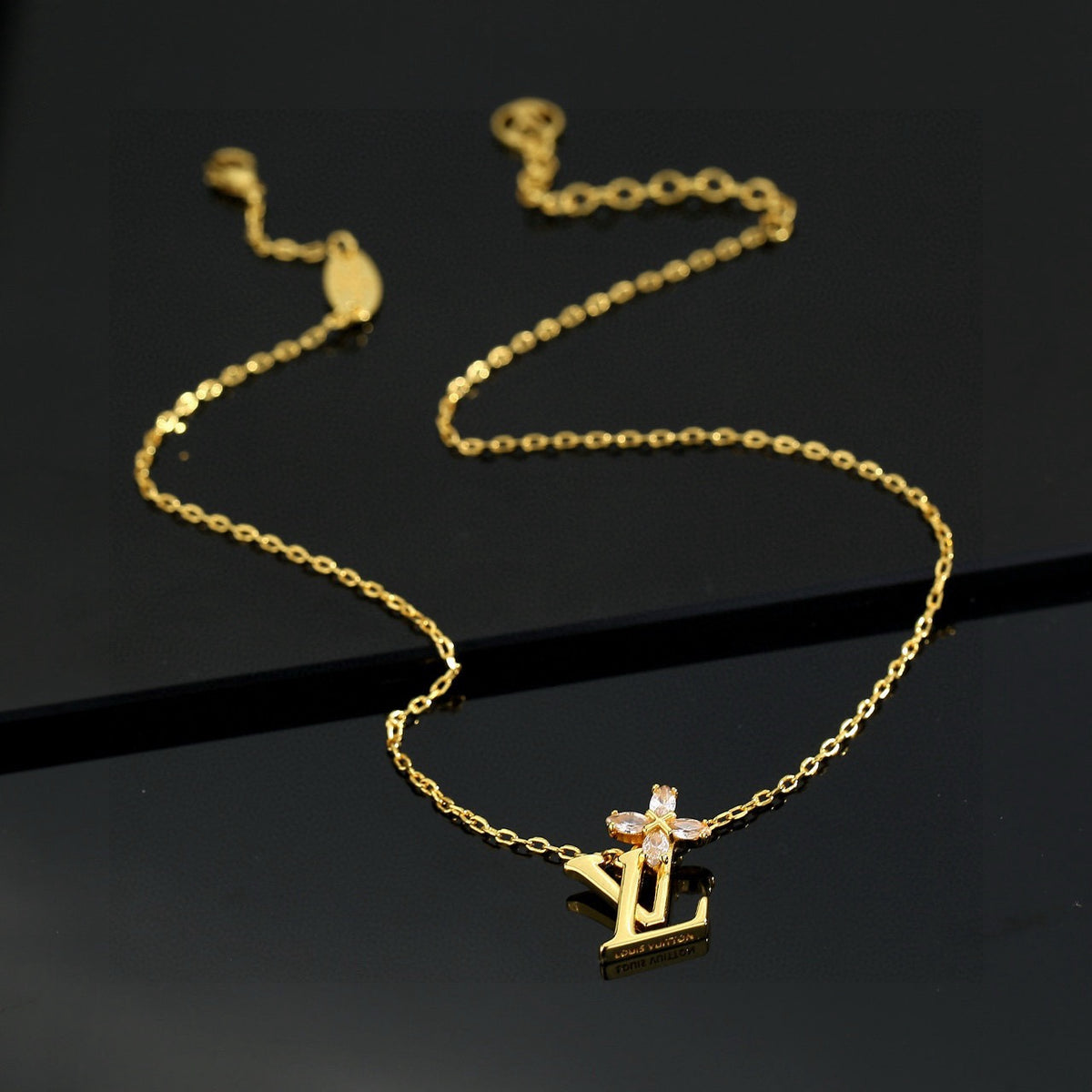 letter Necklace for women - alternate angle view 6