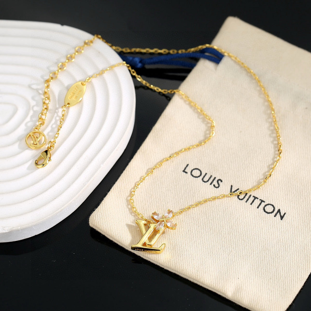 letter Necklace for women - alternate angle view 7
