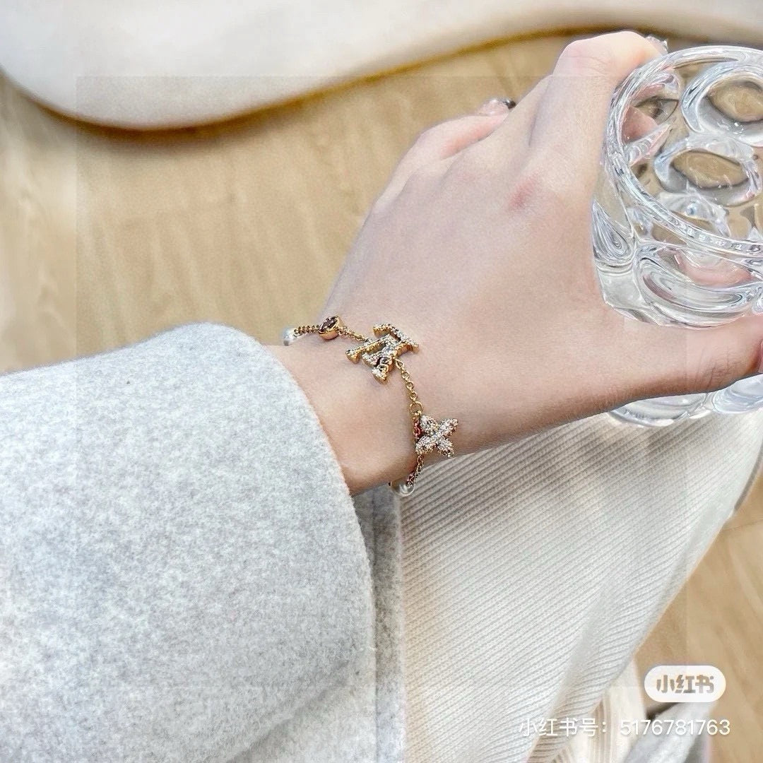 letter Bracelet for women - alternate angle view 4