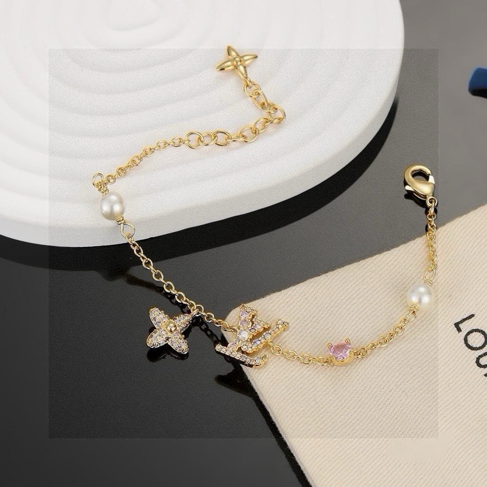letter Bracelet for women - alternate angle view 6