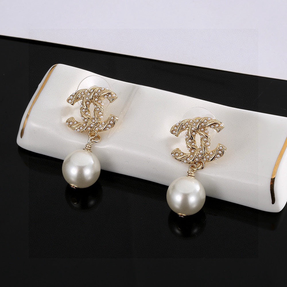 silver 925 sterling silver floral Stud Earrings for women - alternate angle view 6