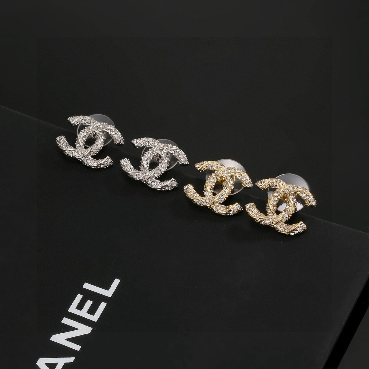 silver sterling silver elegant Drop Earrings for women - product detail view