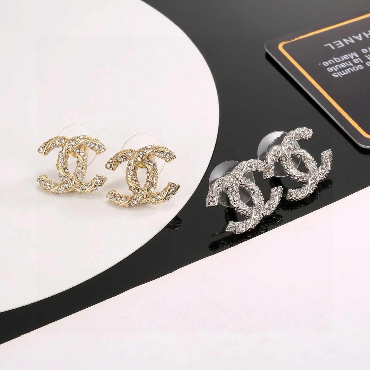 silver sterling silver elegant Drop Earrings for women - alternate angle view 4