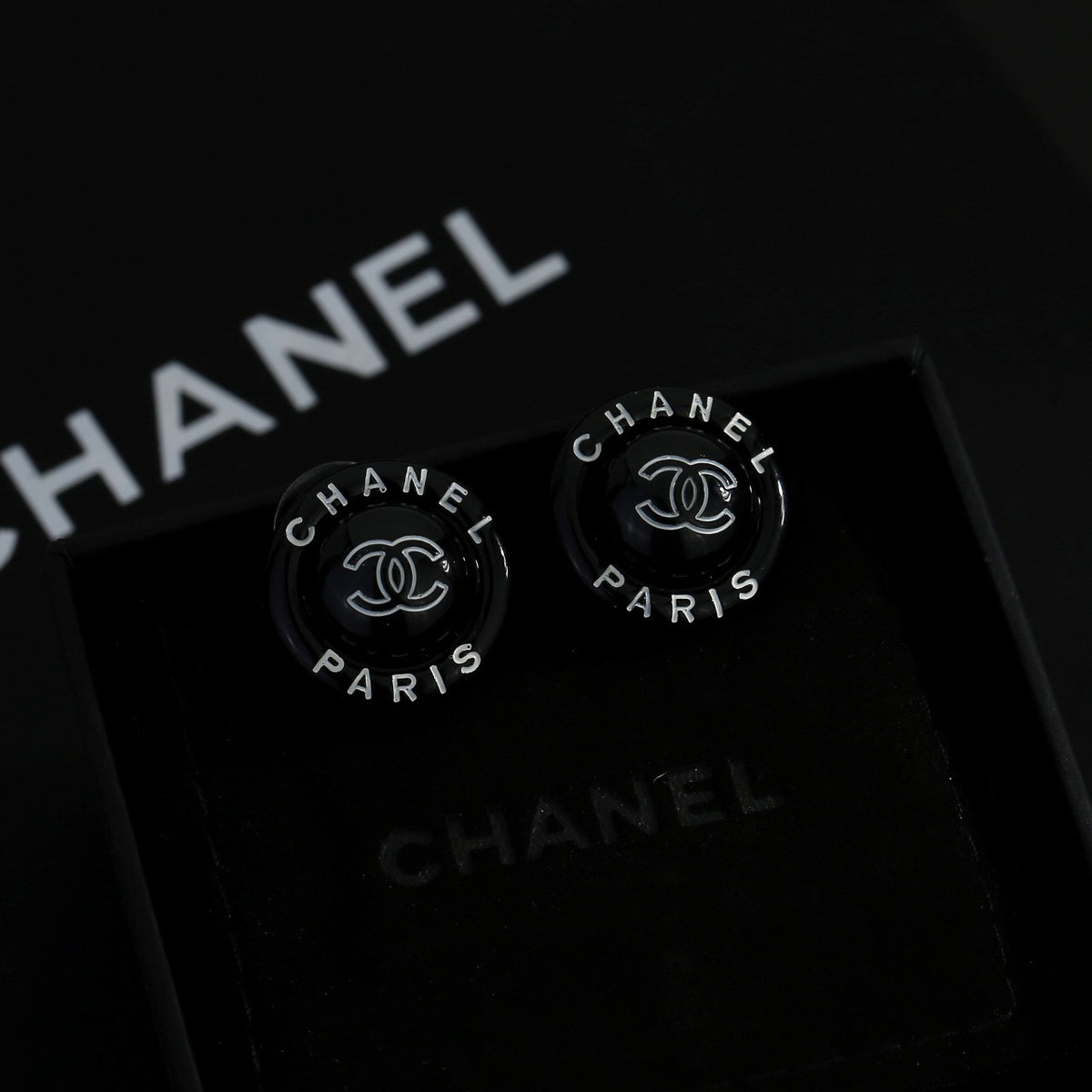 acrylic luxury Drop Earrings for women - alternate angle view 3