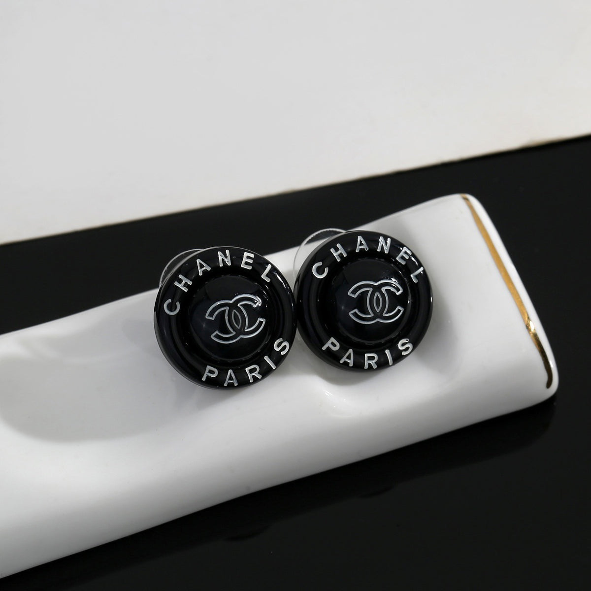 acrylic luxury Drop Earrings for women - product detail view